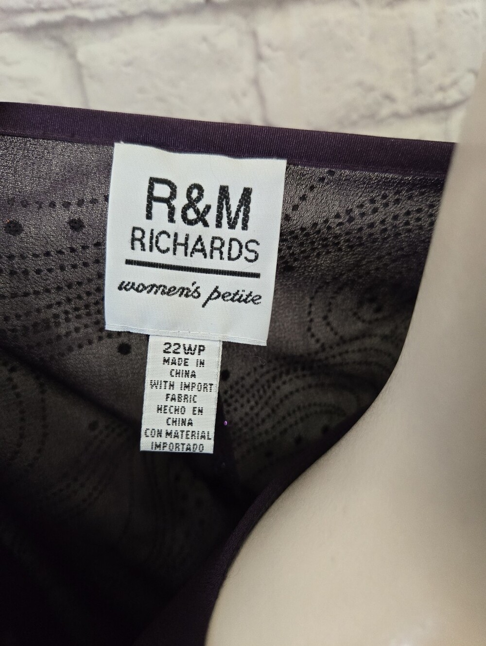 💜 R&M Richards Purple Formal Dress & Sheer Jacket Set – Size 22WP - Picture 8 of 13